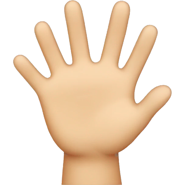waving hand emoji
