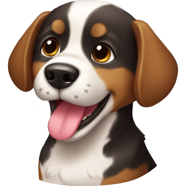 Perro dando amor  emoji