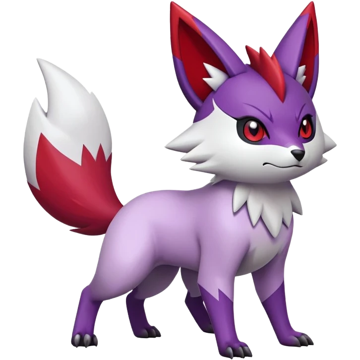 Zangoose-Zorua-hybrid (full body) emoji