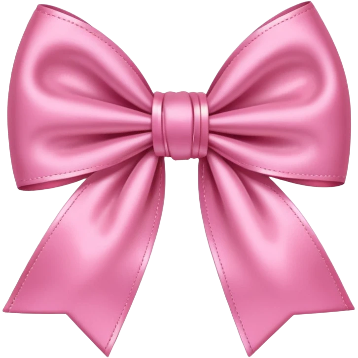 Розовый бантик  emoji