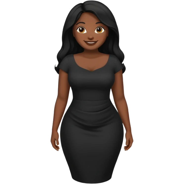 Black woman showing ass and boobs emoji