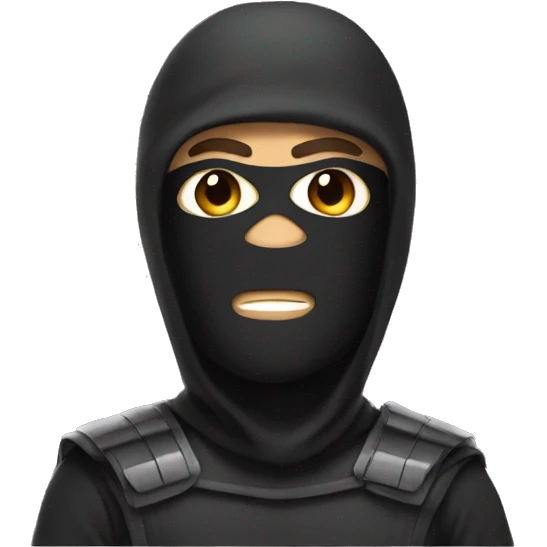 masked Hero man emoji