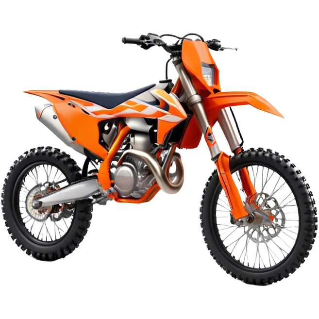 KTM Dirtbike - KTM 250 SX (Model Year: 2021) (Iconic colour: Orange) emoji