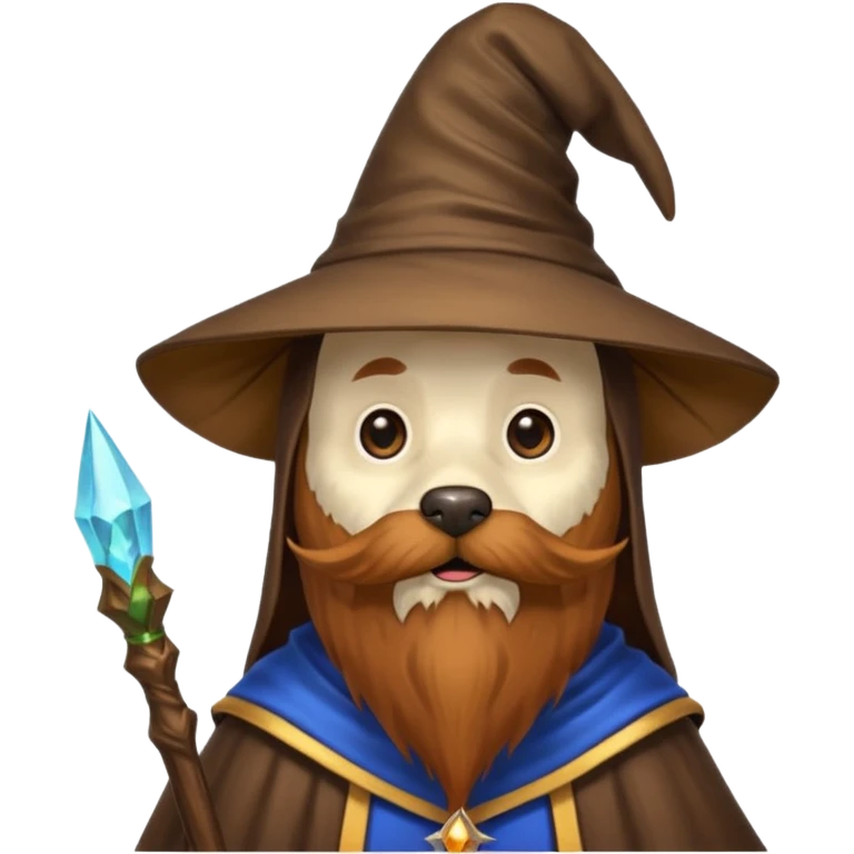 Dog wizard emoji