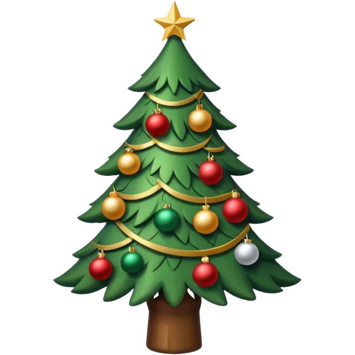 Christmas tree emoji