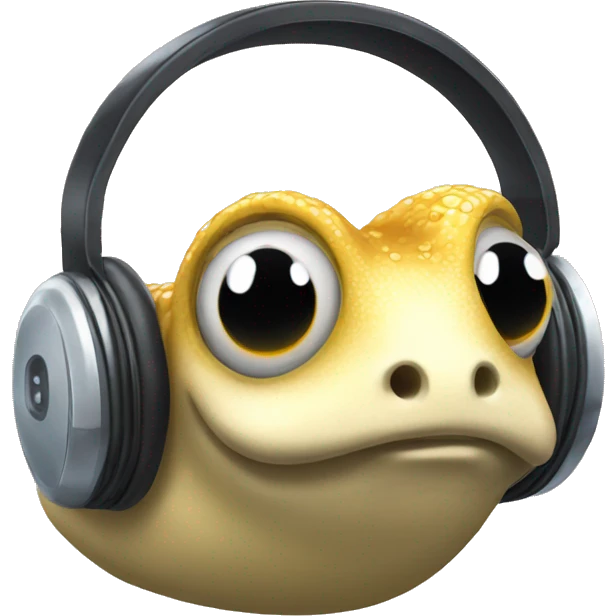 slug with headset emoji