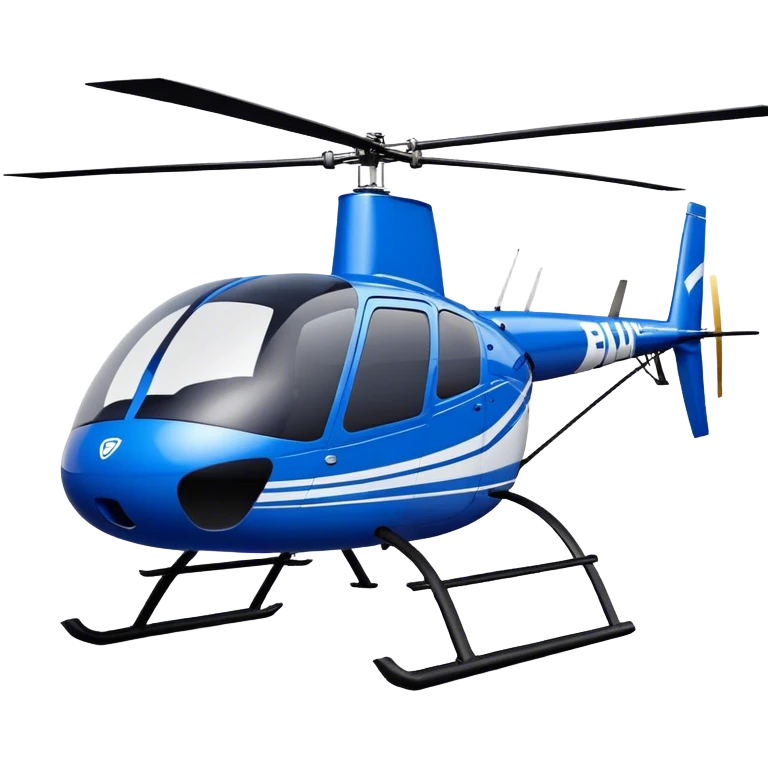 Robinson R44 - Robinson Helicopter Company (Model Year: 2021) (Iconic colour: Blue) emoji