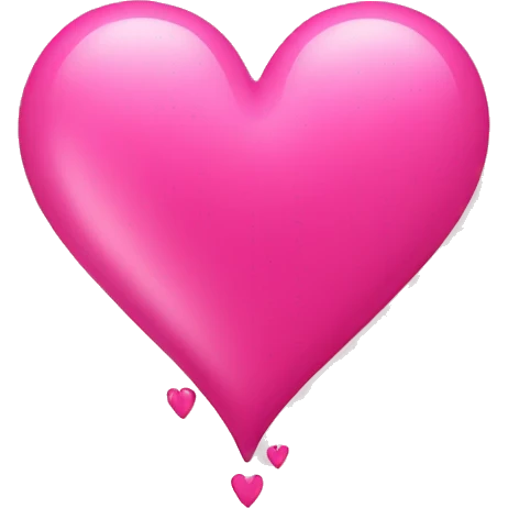 Heart pink  emoji