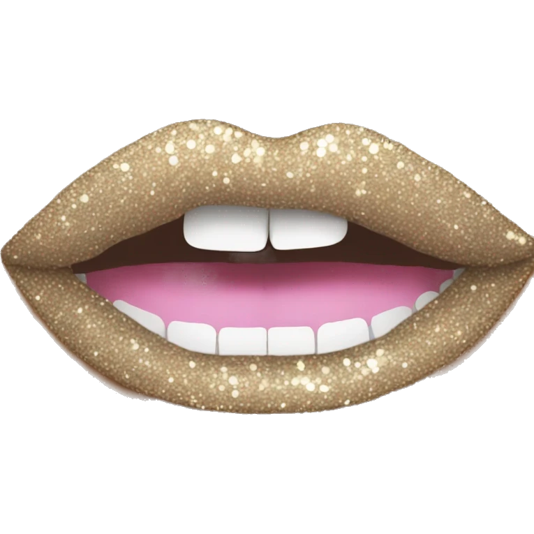 sparkly lips emoji