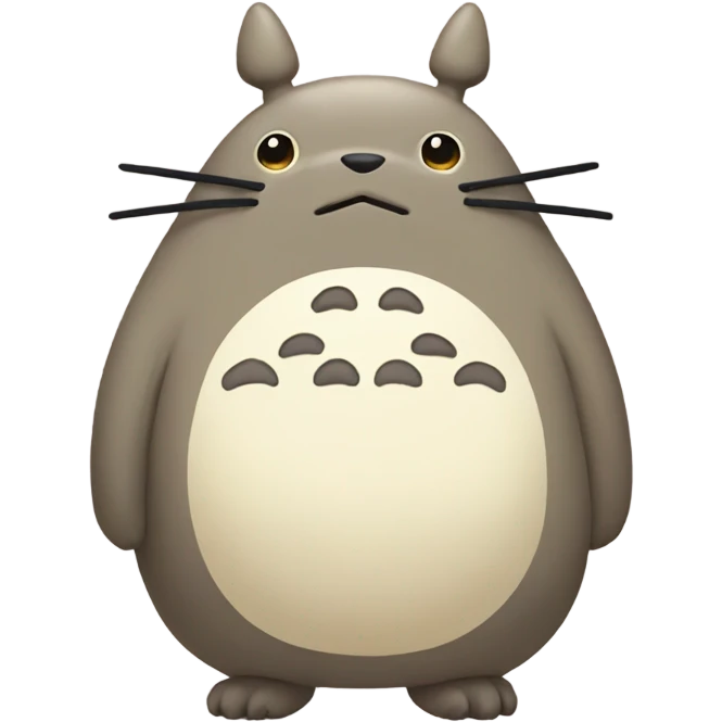 Beige totoro  emoji