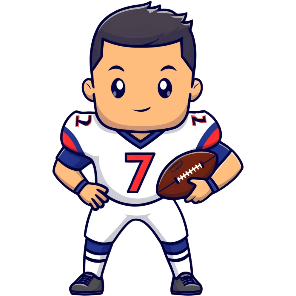 Cristiano Ronaldo as an American football player emoji