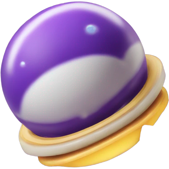 Saturn with candy rings emoji
