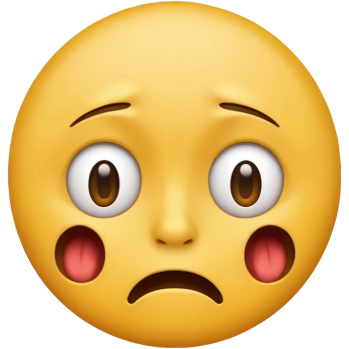 cara de emoji muy estresado emoji