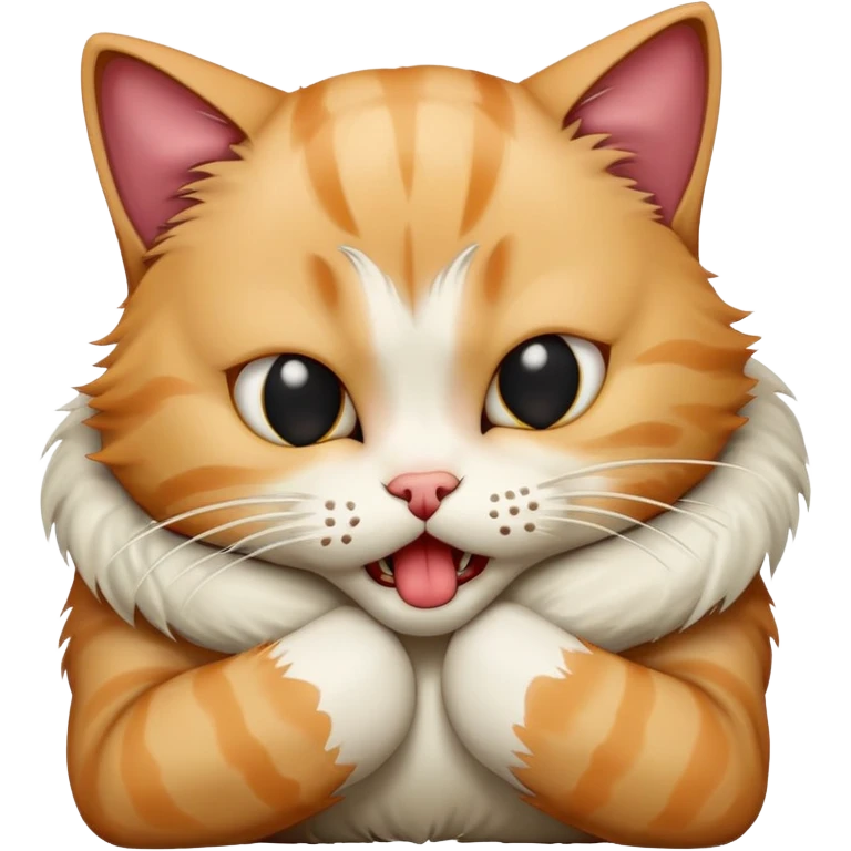 Cat choking  emoji