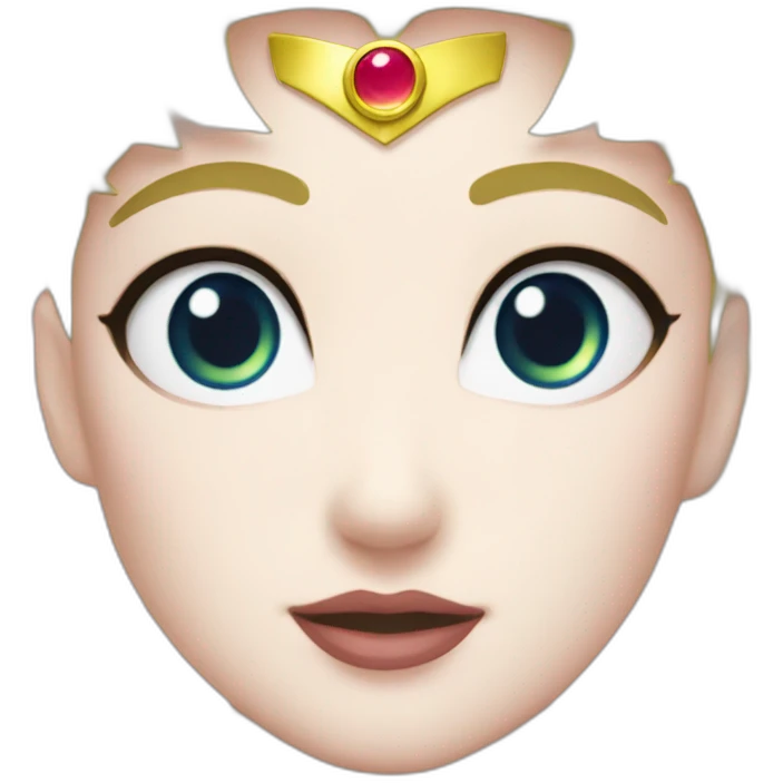 sailor moon "ahe" face emoji