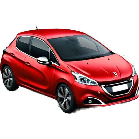 peugeot 208 red  emoji