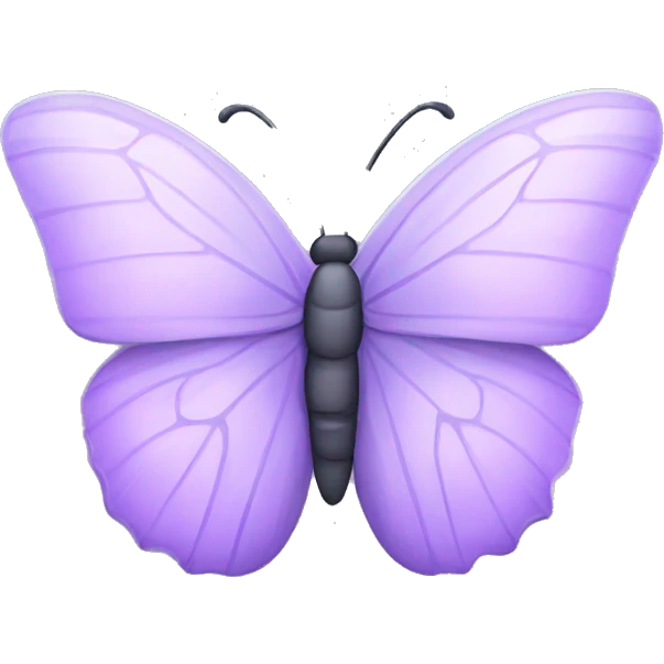 Light purple butterfly emoji