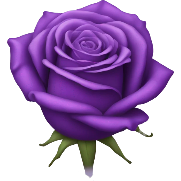 Purple rose emoji