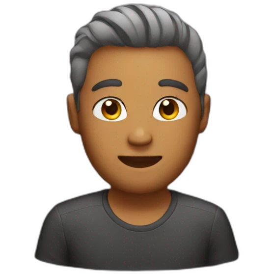 single hair emoji