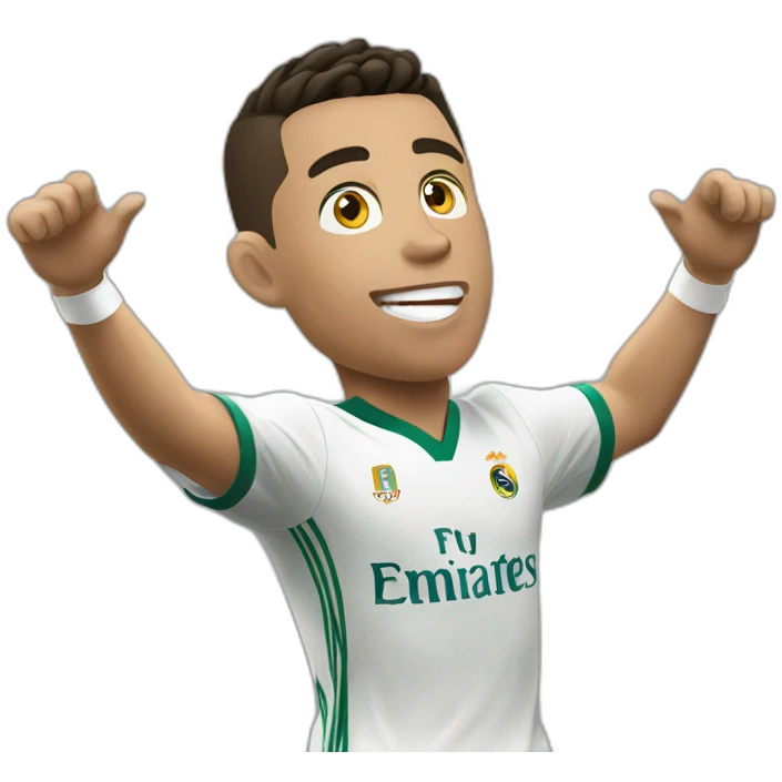 Ronaldo  scoring emoji