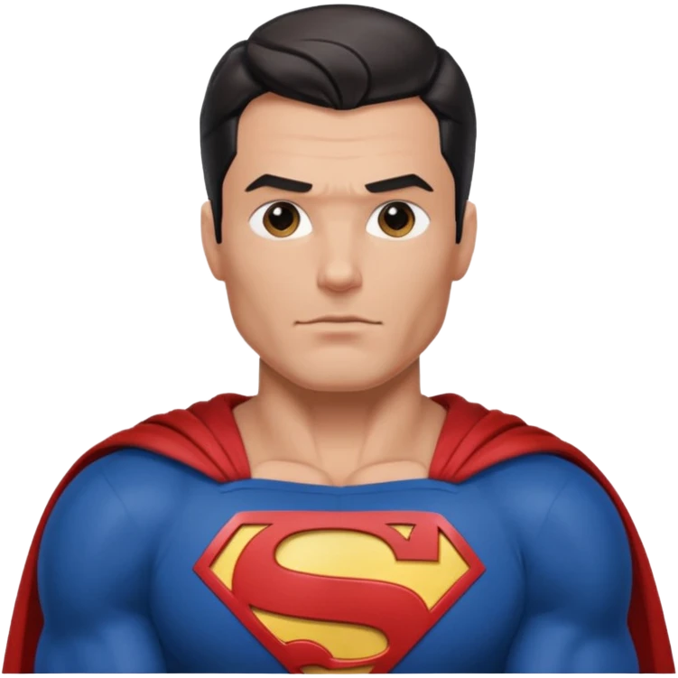 superman standing emoji
