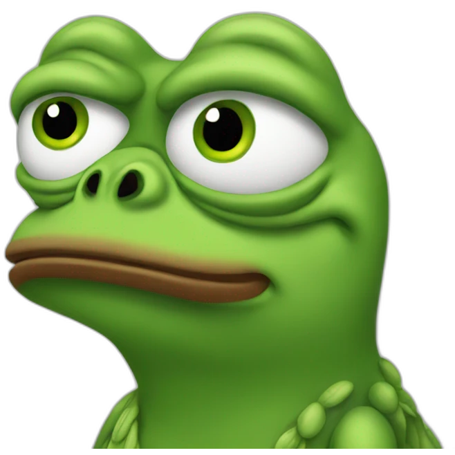 Pepe disappointed emoji