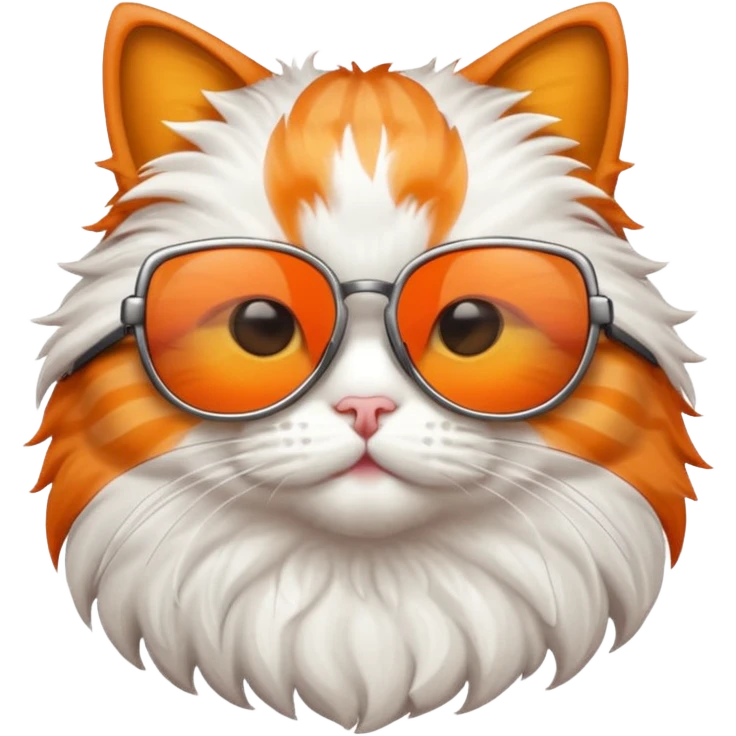 Cat wearing sunglasses emoji