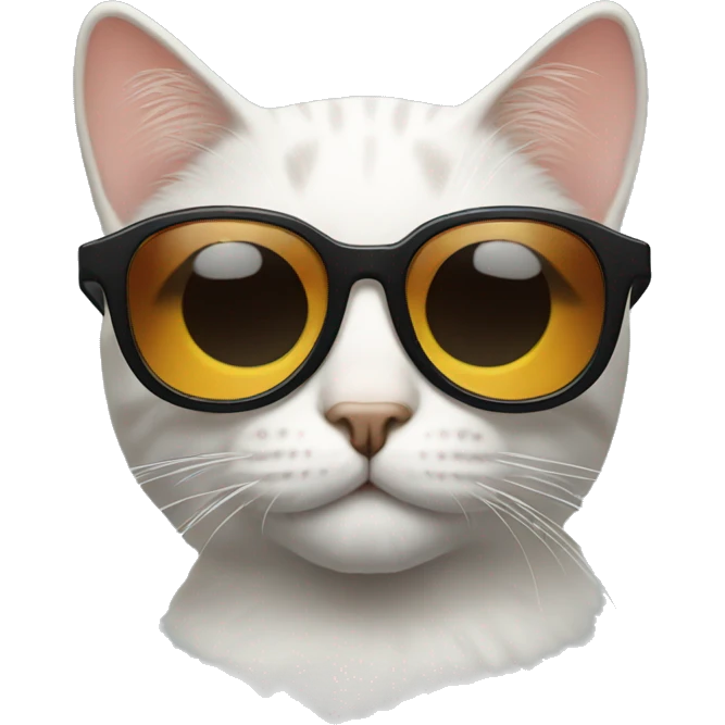 Cat with sunglasse emoji