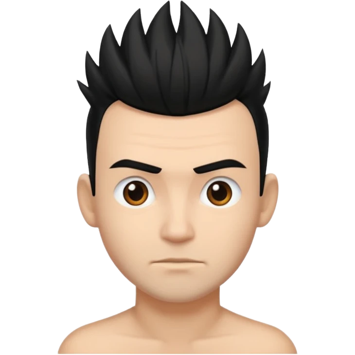 cabelo tipo mogóis masculino emoji