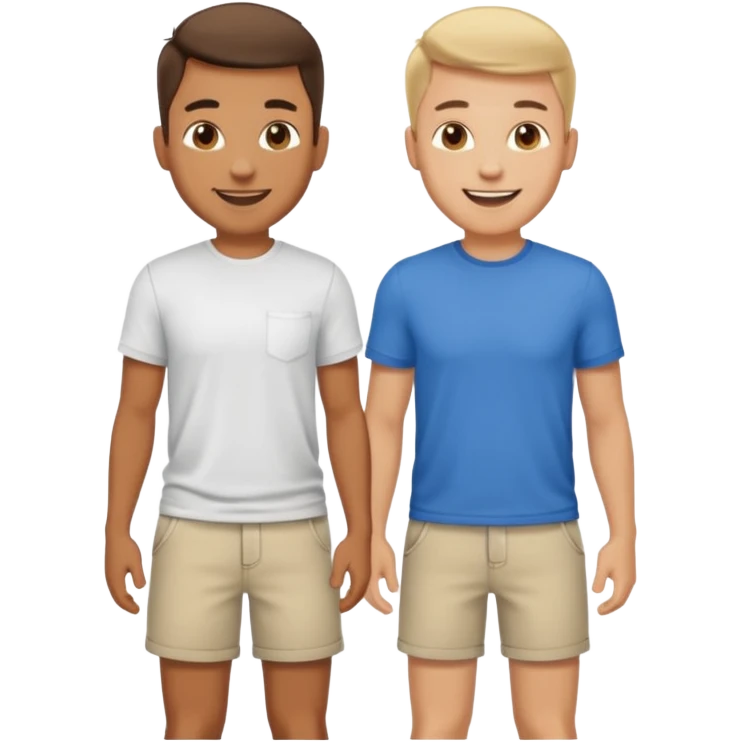 two guys arrive home emoji