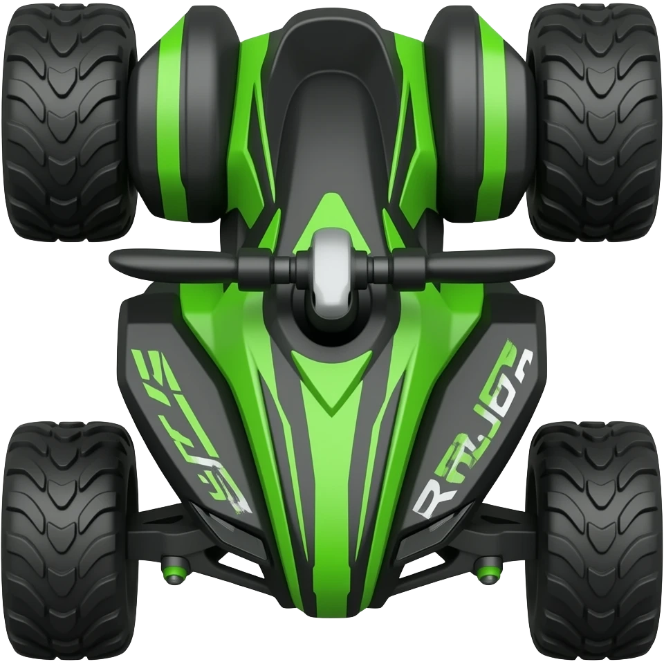 Green and black Raptor 700r quad emoji