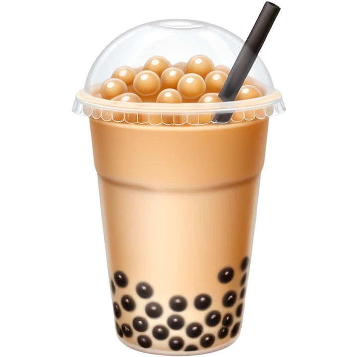 bubble tea with tapioca pearls emoji