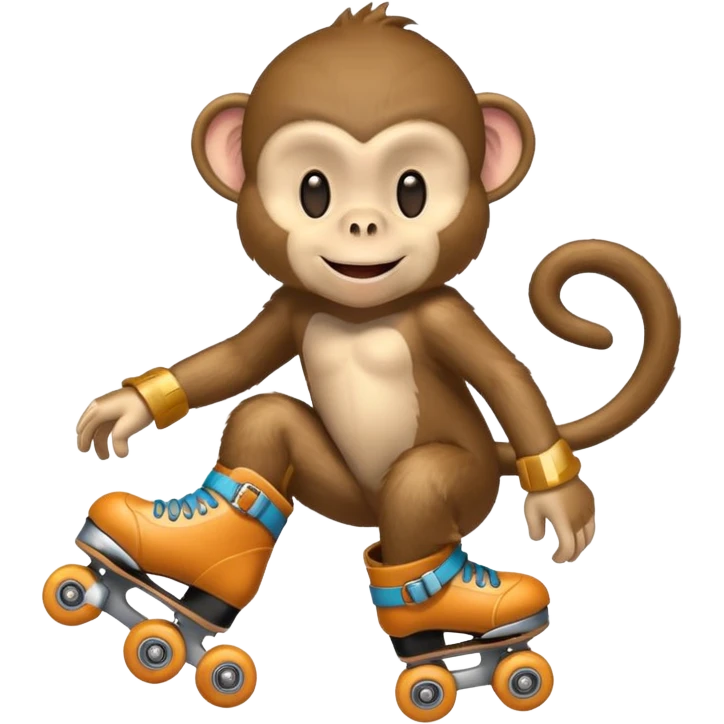 🐒🛼 emoji