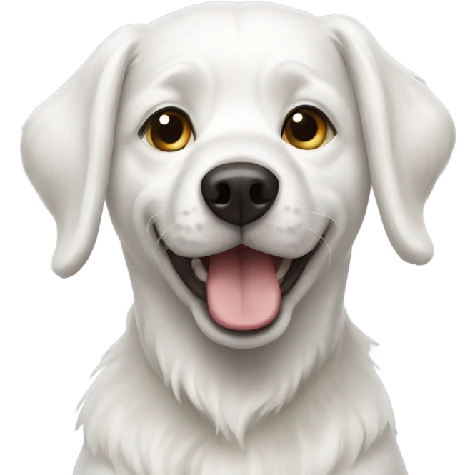 white dog  emoji