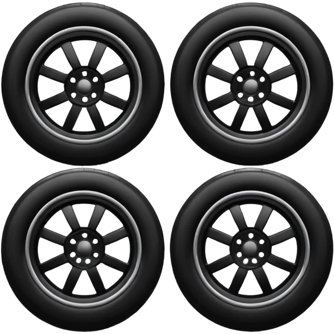 only wheels from the chassis emoji