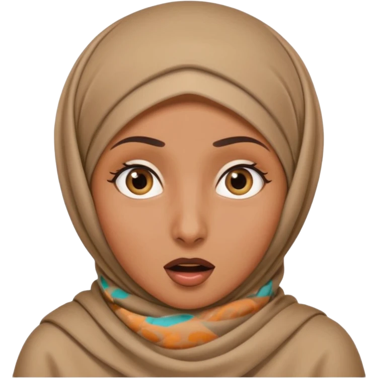hijabi crashing out emoji
