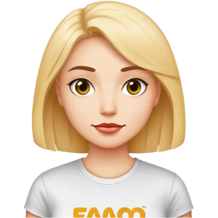 Susan wearing a Womans tee shirt thats says “FAFO” emoji
