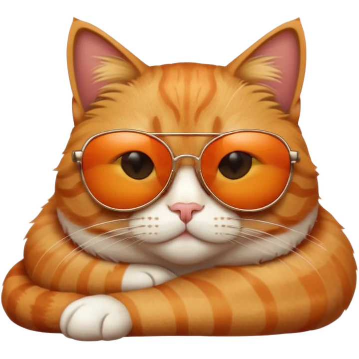 Cat wearing sunglasses emoji