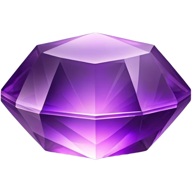 Cinematic Realistic Amethyst Emoji, Rich and soothing, with smooth, polished purple facets catching the light and casting soft, calming reflections. The deep violet hue seems to glow with an ethereal light, radiating peaceful energy and elegance. Soft glowing outline, capturing the essence of tranquility and mystery in a stunning amethyst. emoji