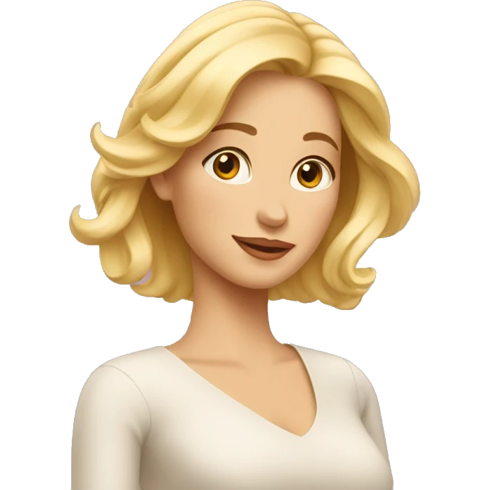 Maman blonde très belle  emoji
