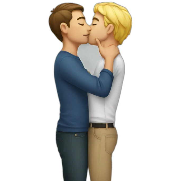 Man Kissing emoji