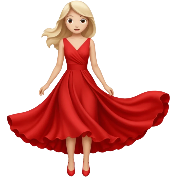 red dress emoji