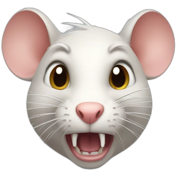 Angry rat  emoji