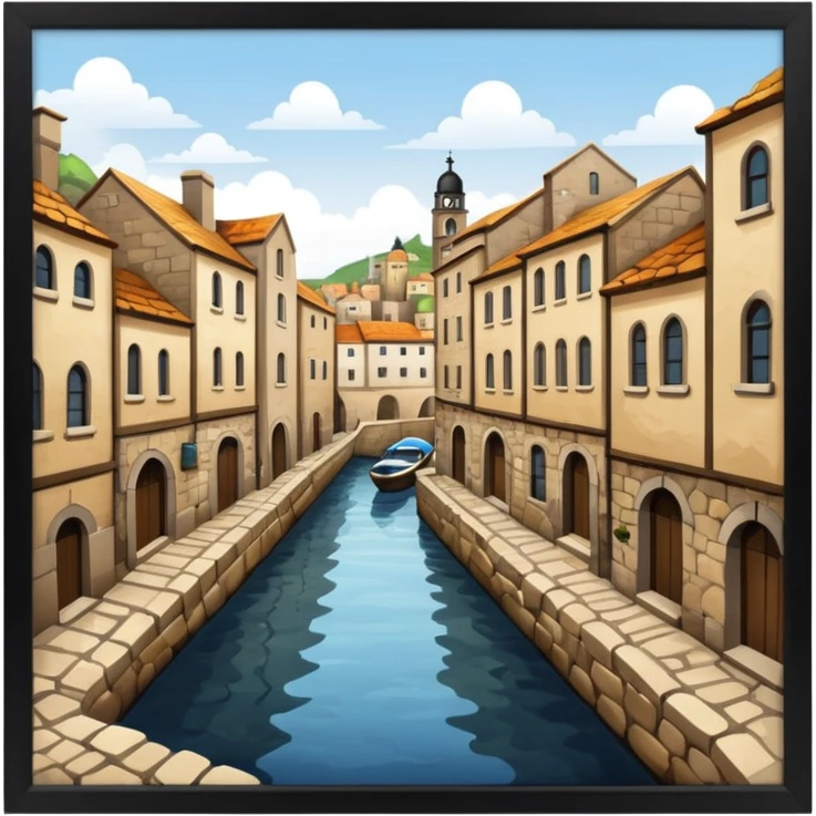 an old city port emoji