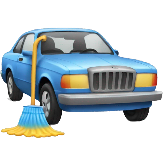 man washing a car emoji