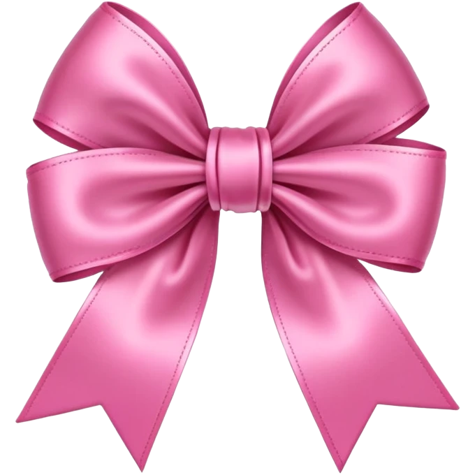 Pink bow emoji
