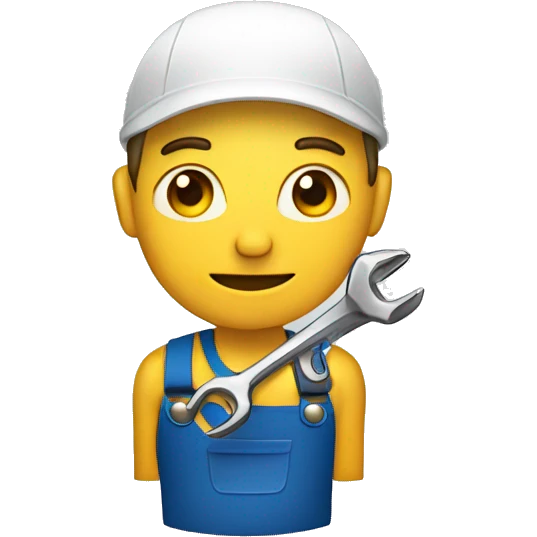 man with wrench emoji