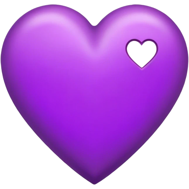 purple heart emoji