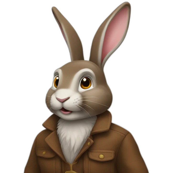 Lapin-nain-des-Pays-Bas-brun-foncé emoji