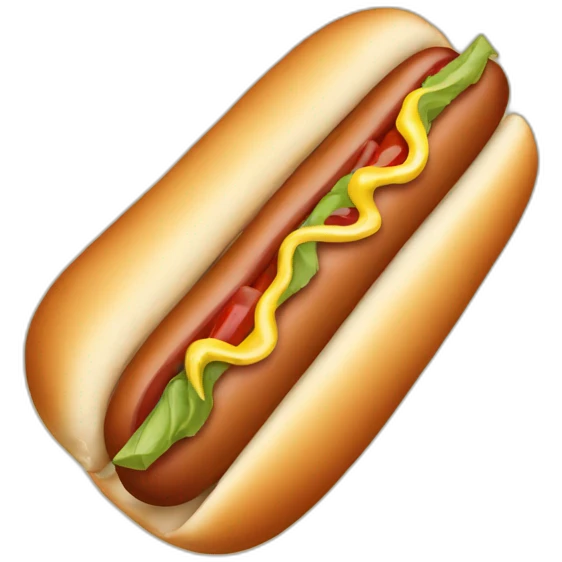 hot dog emoji